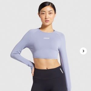 Gymshark training long sleeve crop top